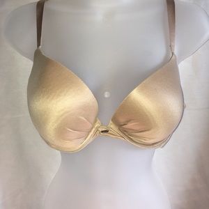 Victoria's Secret Tan Plunge 38B Padded Adjustable